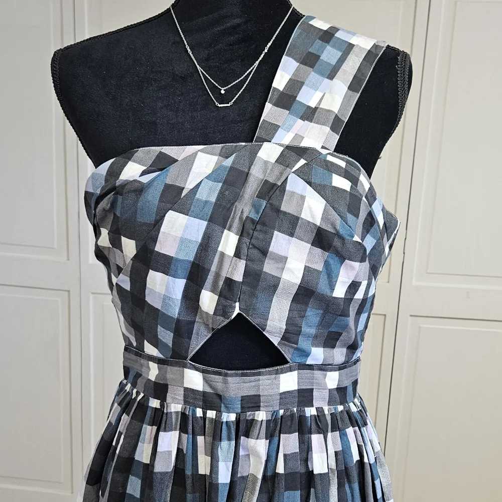 ASOS women's one shoulder cotton dress - Picture 4 of 6